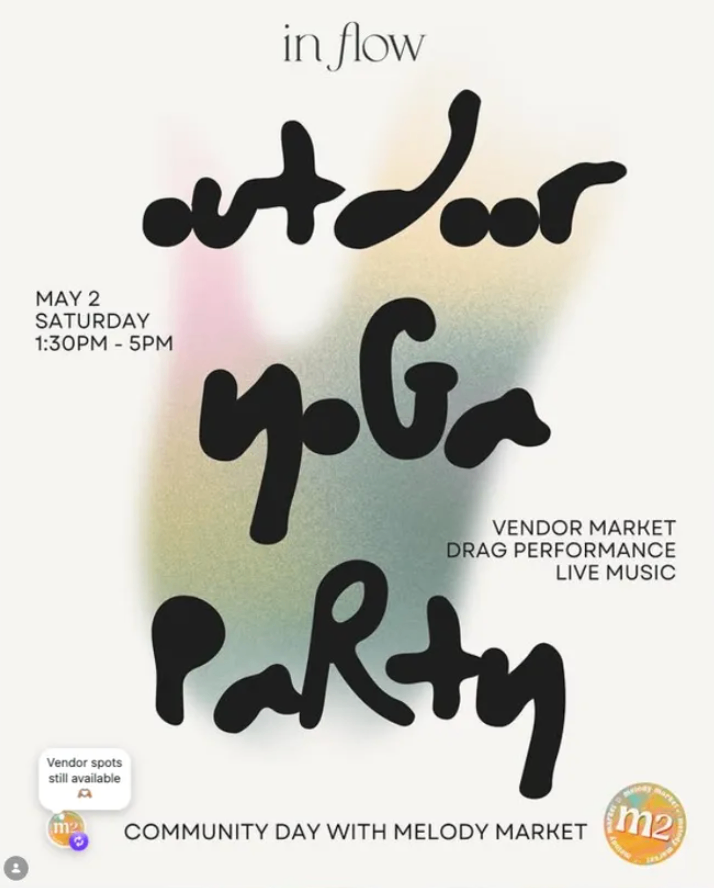 In Flow Outdoor Yoga Party with Melody Market