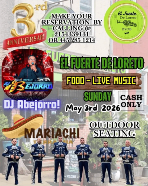 El Fuerte de Loreto 3rd Anniversary Party