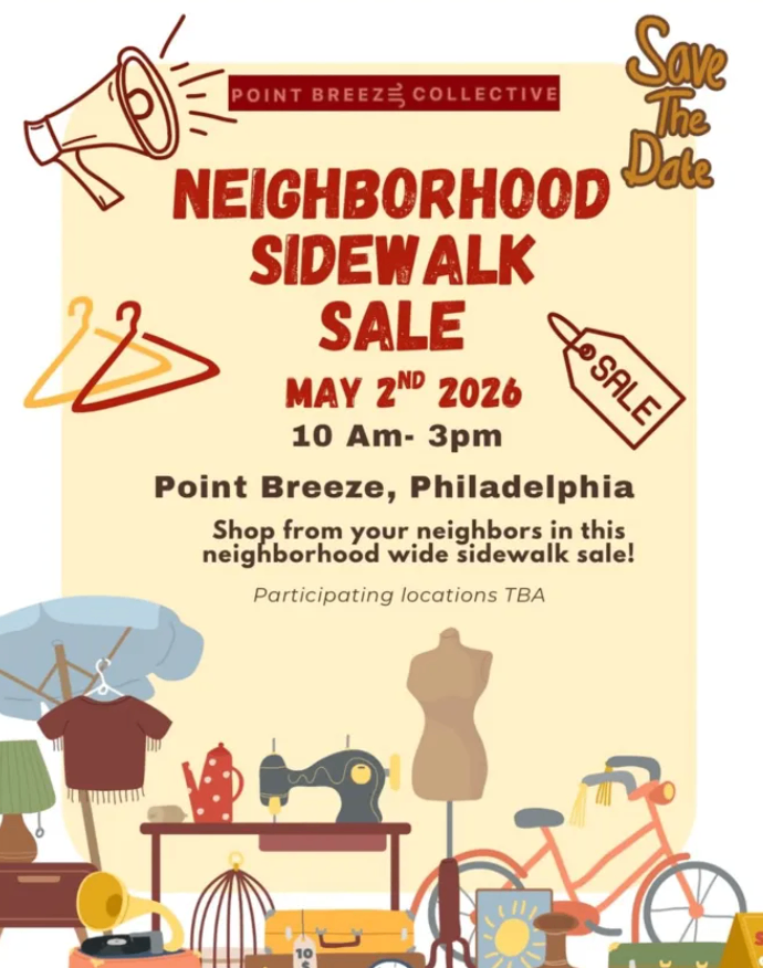 Point Breeze Collective Neighborhood Sidewalk Sale