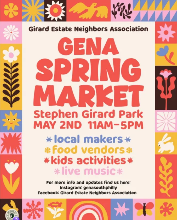 GENA Spring Market at Stephen Girard Park