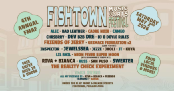 Fishtown Music & Arts Festival 2026