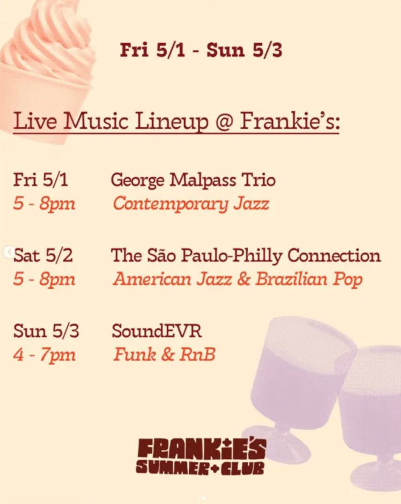 George Malpass Trio at Frankie's Summer Club