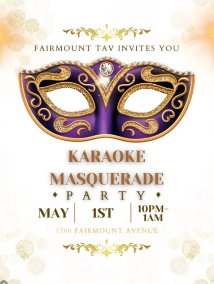 Karaoke Masquerade Party at The Fairmount Tavern