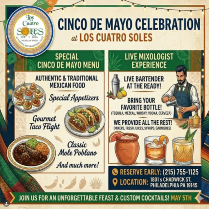 Cinco de Mayo Celebration at Los Cuatro Soles