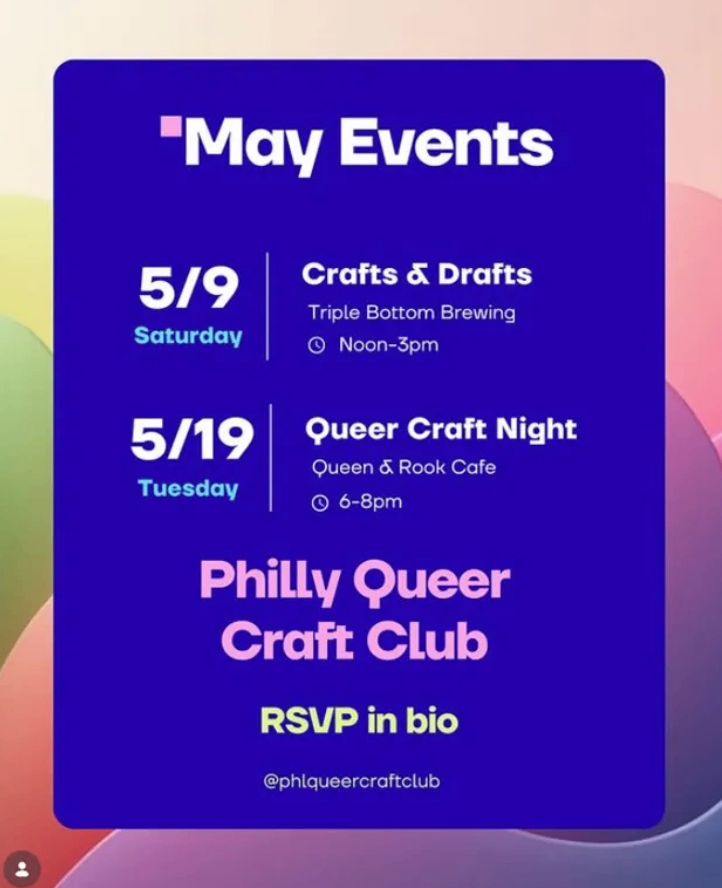 Philly Queer Craft Club: Crafts & Drafts at Triple Bottom Brewing