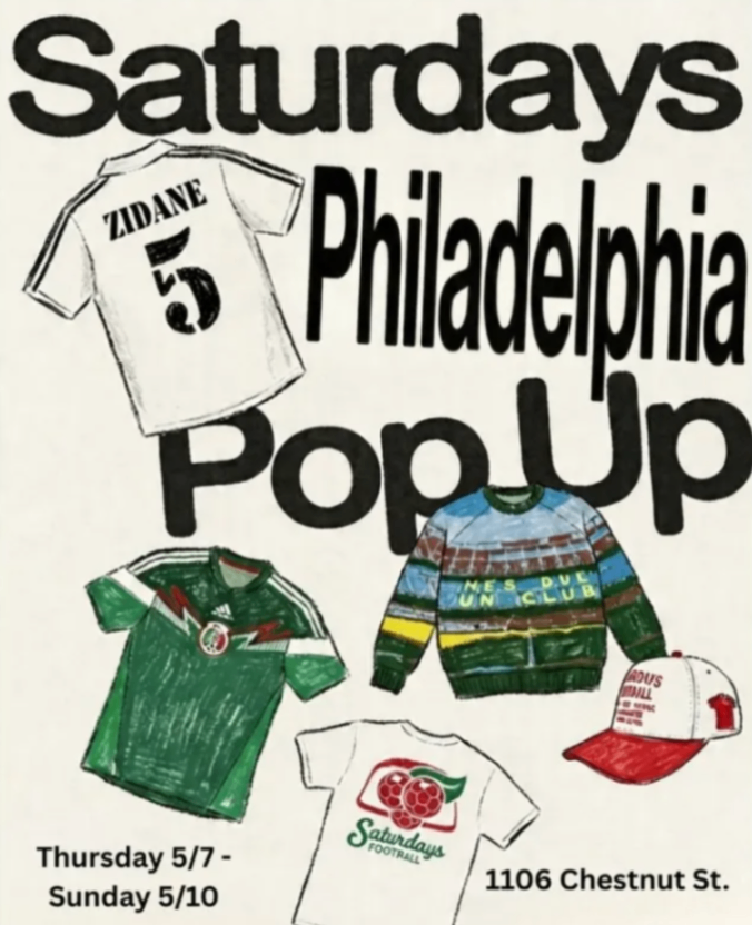Saturdays Football Philadelphia Pop-Up at Lapstone & Hammer
