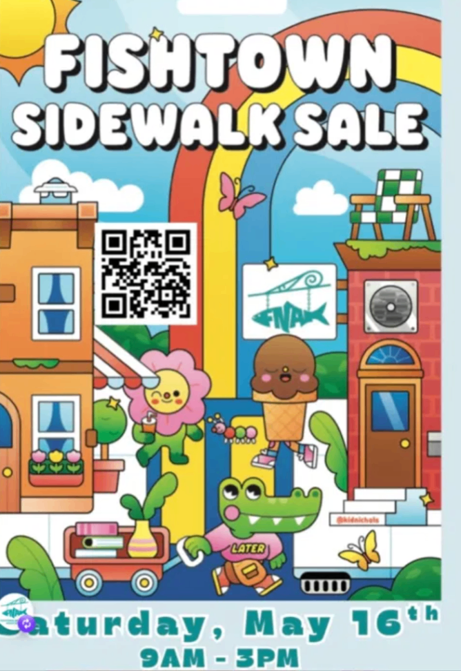 Fishtown Sidewalk Sale at Redeemer Tattoo