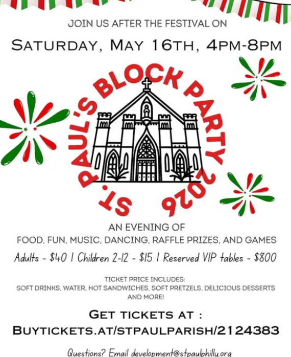 Saint Paul Block Party at St. Paul Parish