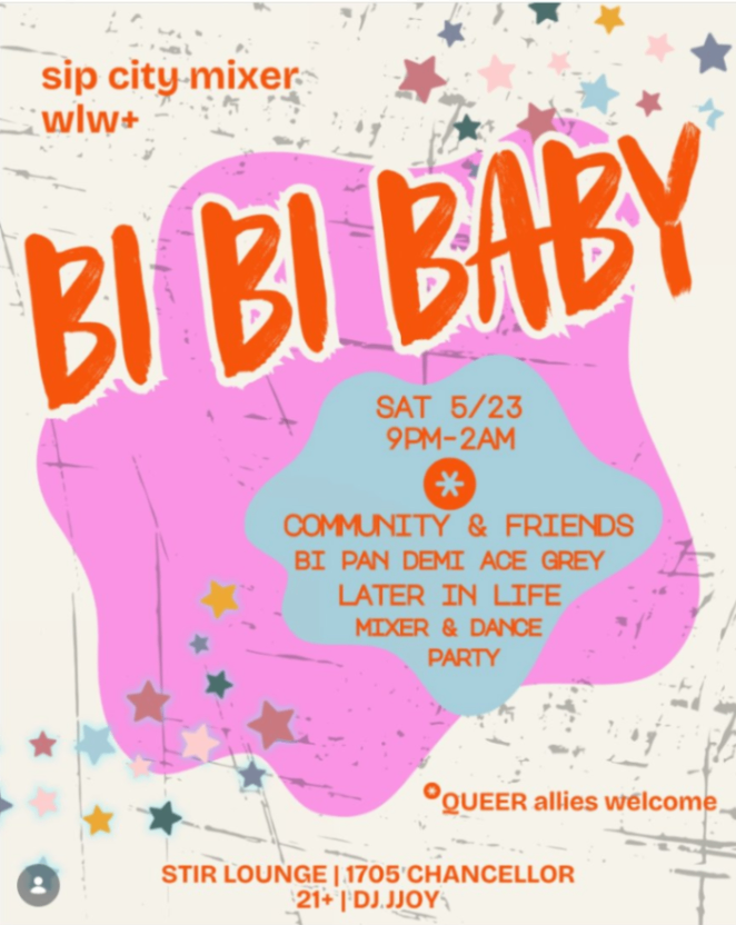 Bi Bi Baby: Sip City Mixer WLW+ - Saturday, May 23 at 9:00 PM at Stir Lounge in Rittenhouse, Philadelphia