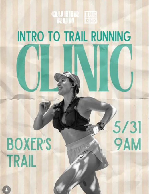 Intro to Trail Running Clinic with Queer Run and The Running Kind at Boxer's Trail
