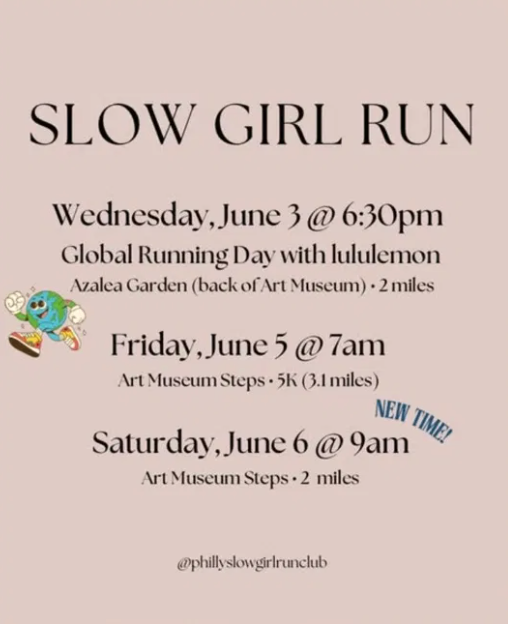Philly Slow Girl Run — Global Running Day