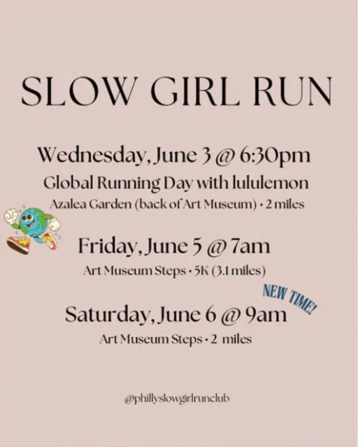 Philly Slow Girl Run — Friday 5K