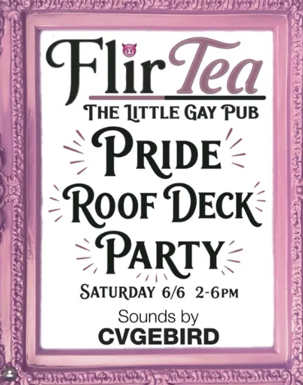 Flirtea: Pride Roof Deck Party
