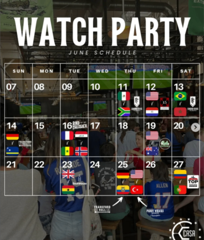CASA Watch Party: England vs Ghana at SouthHouse
