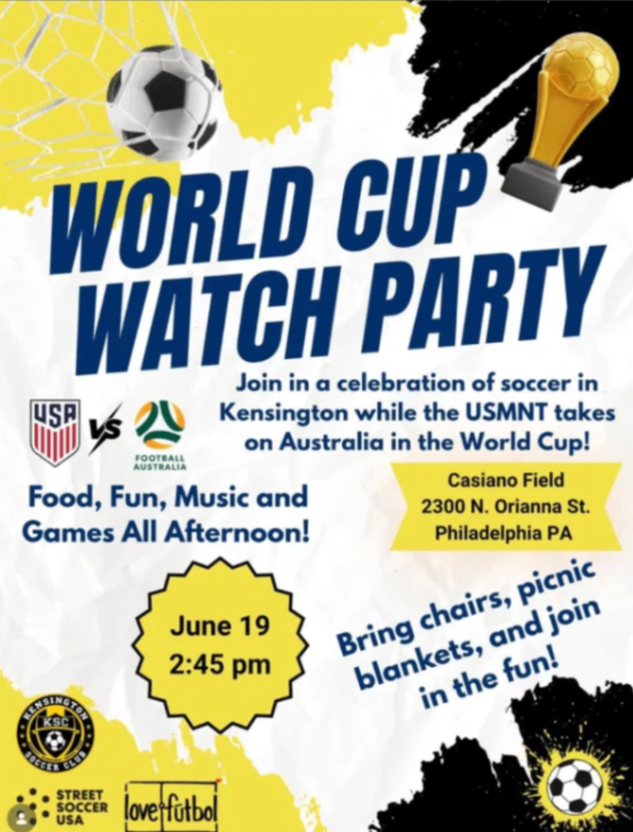 USMNT vs Australia World Cup Watch Party at Casiano Field