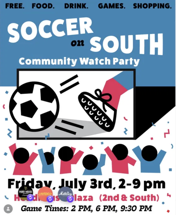 Soccer on South: Community Watch Party