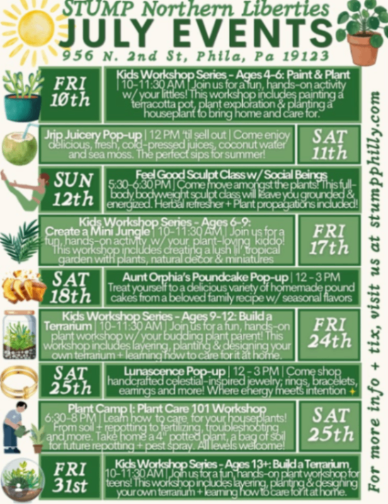 Plant Camp I: Plant Care 101 Workshop at Stump