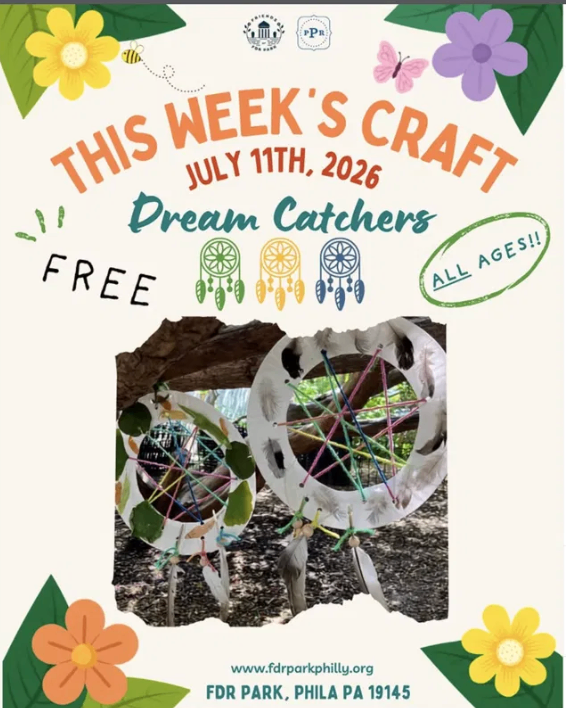 Nature Craft Saturday: Dream Catchers at FDR Park