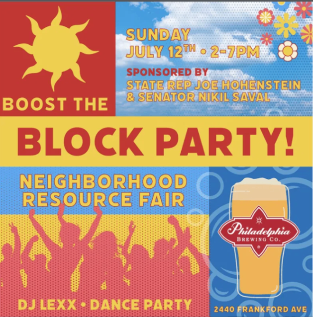 Boost the Block Party at Philadelphia Brewing Company