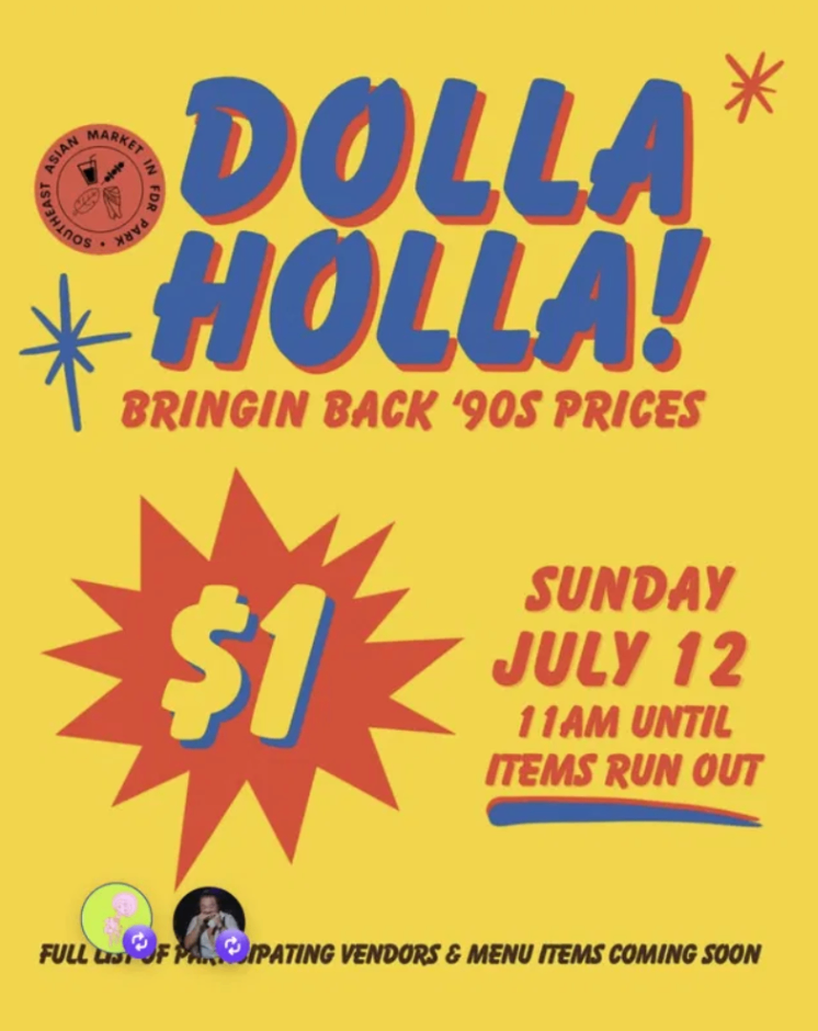 Dolla Holla at SEA Market, FDR Park
