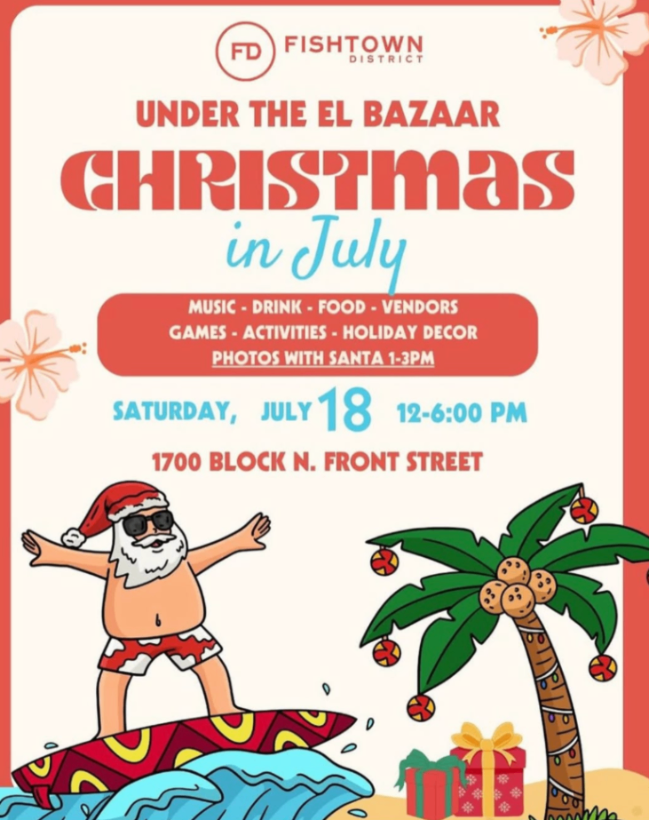 Under the El Bazaar: Christmas in July