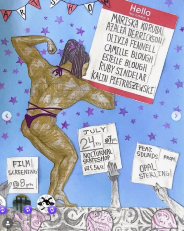 Art Show & Film Screening at Nocturnal Skateshop