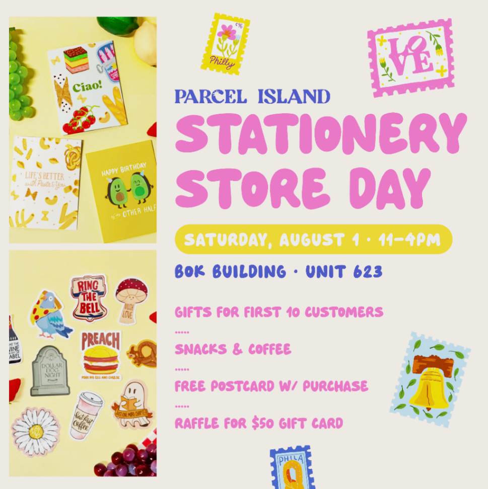 Stationary Store Day - Saturday, August 1 at 11:00 AM at Bok Building in Greenwich, Philadelphia