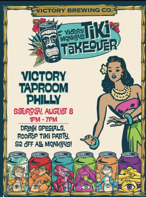 Victory Monkeys Tiki Takeover at Victory Taproom Philly