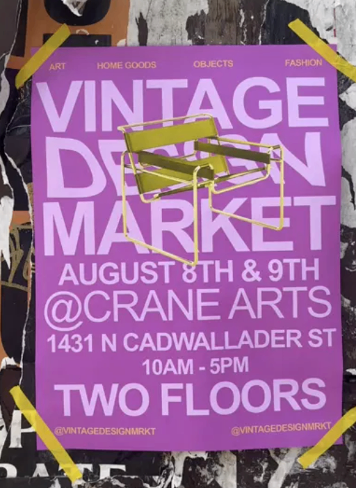 Vintage Design Market at Crane Arts (Day 1)