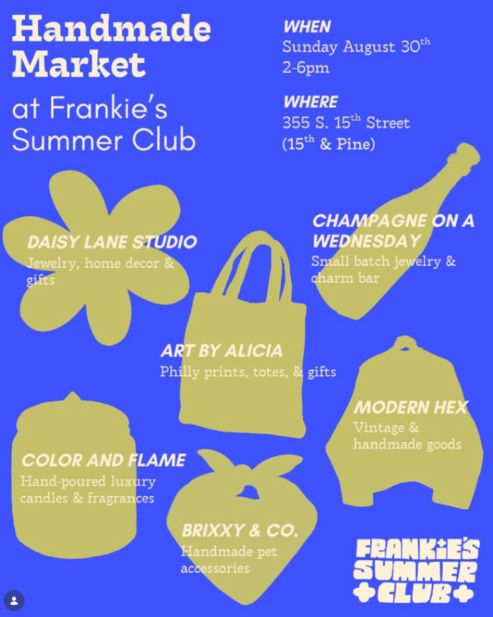 Handmade Market at Frankie's Summer Club