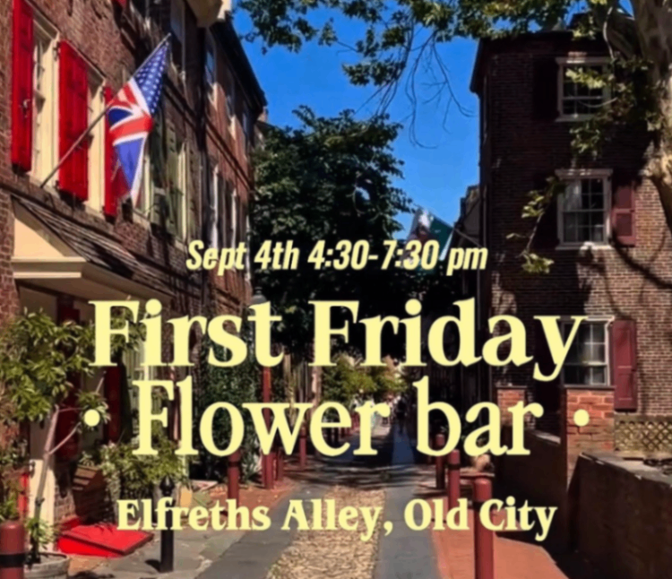 First Friday Flower Bar