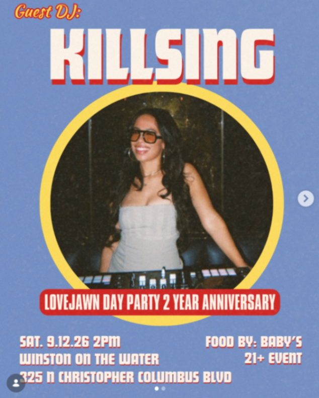 LOVEJAWN Day Party 2 Year Anniversary with Guest DJ Killsing