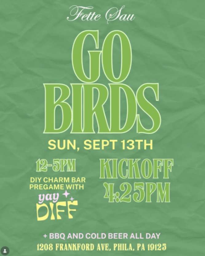 Go Birds Pregame at Fette Sau