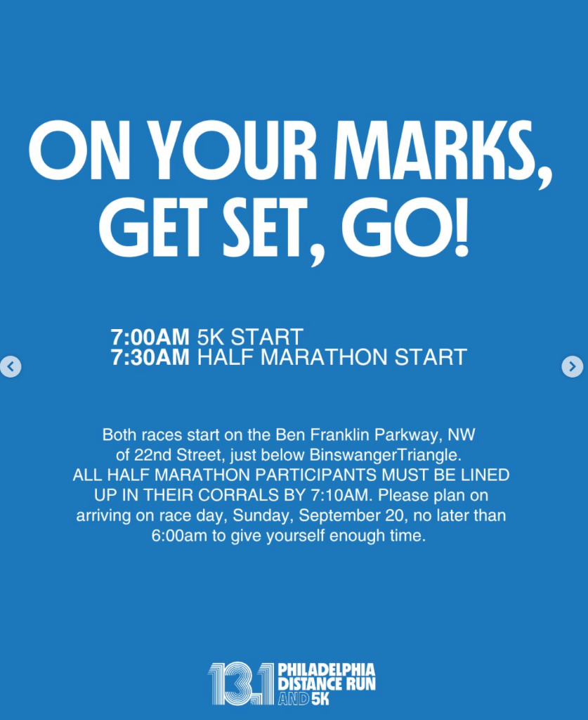 Philadelphia Distance Run and 5K