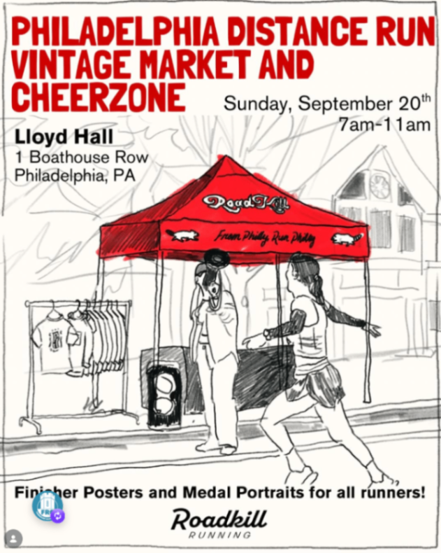 Philadelphia Distance Run Vintage Market and Cheerzone