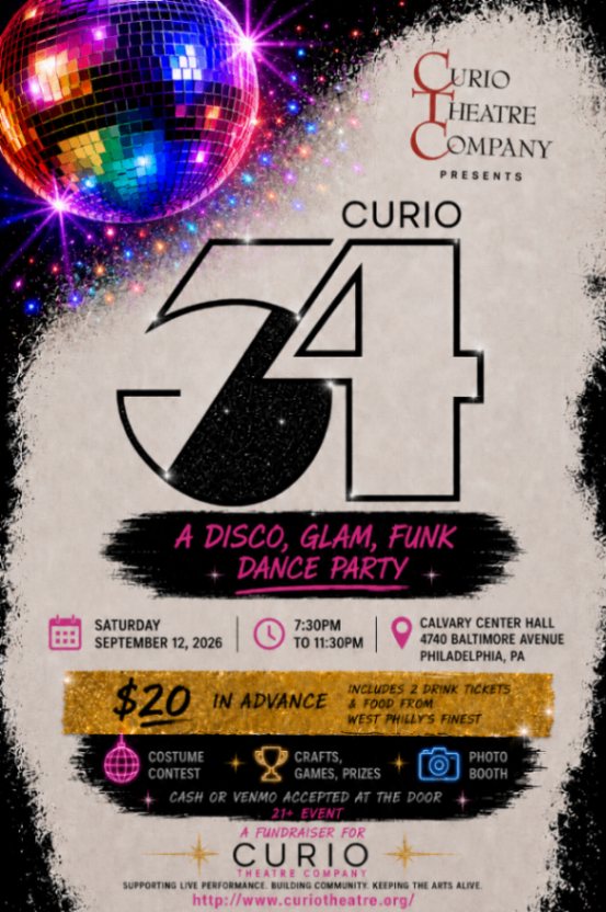 Curio 54: A Disco, Glam, Funk Dance Party - Saturday, September 12 at 7:30 PM, Philadelphia