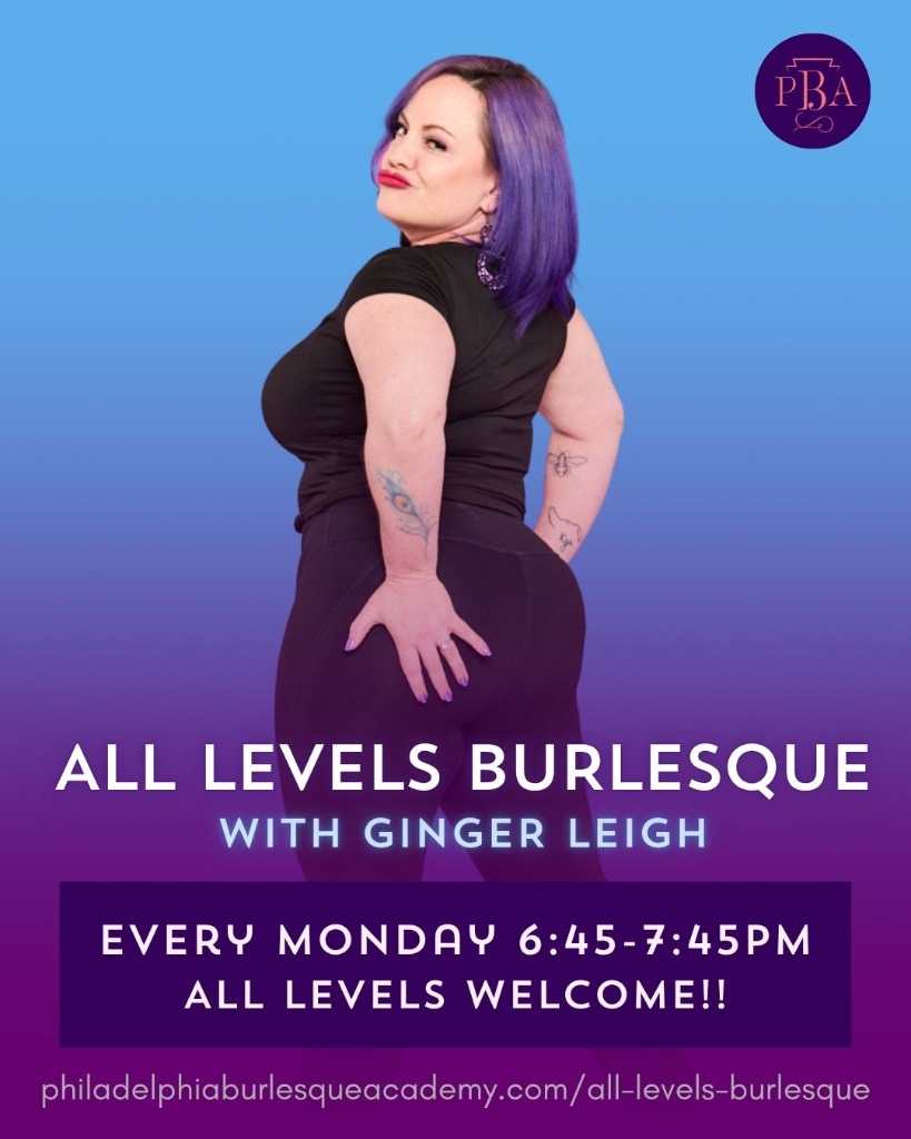 All Levels Burlesque Drop In Class - Monday, April 13 at 6:45 PM in East Kensington, Philadelphia