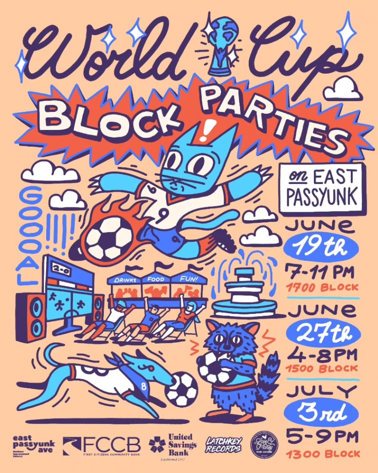 East Passyunk Avenue World Cup Block Party: 7/3
