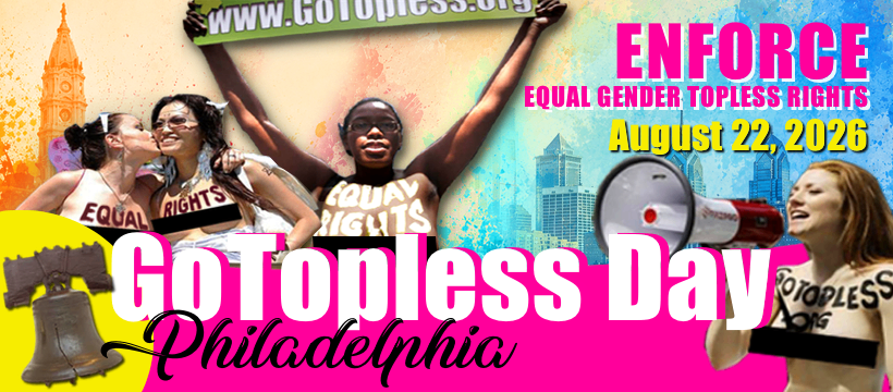 GoTopless Day Civil Rights March