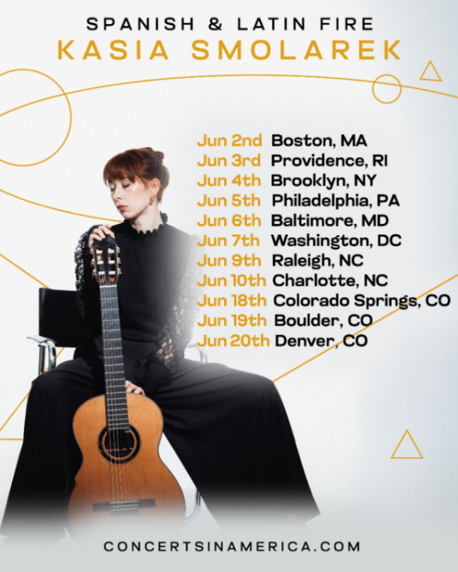 Spanish And Latin Fire - Kasia Smolarek - Thursday, June 4 at 7:30 PM in Society Hill, Philadelphia