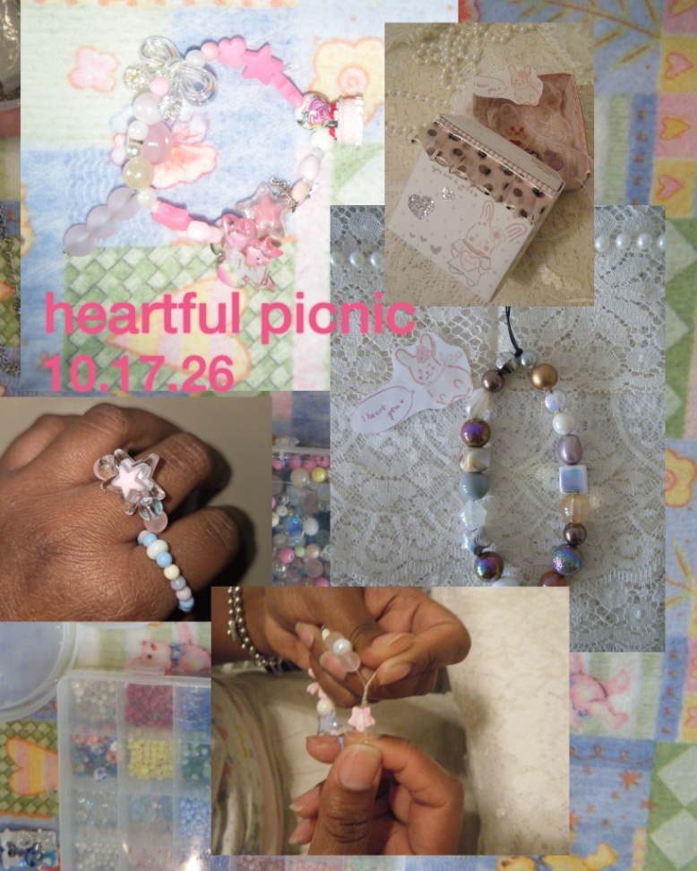 heartful picnic on 10.17 hosted by @heartfulfest and @glittercakebox_accessories