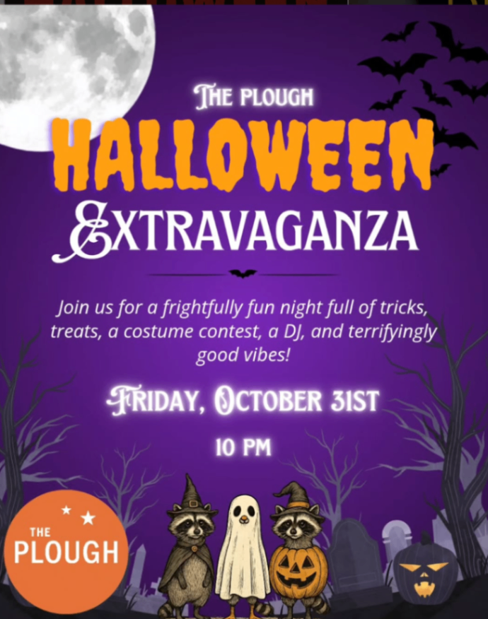 The Plough Halloween Extravaganza - Friday, October 31 at 10:00 PM at The Plough and the Stars in Old City, Philadelphia