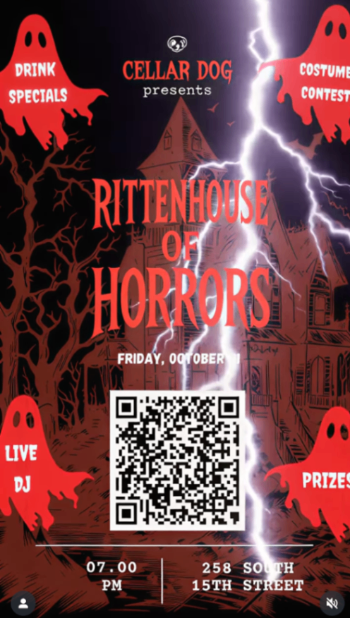 Rittenhouse of Horrors - Friday, October 31 at 7:00 PM in Rittenhouse, Philadelphia