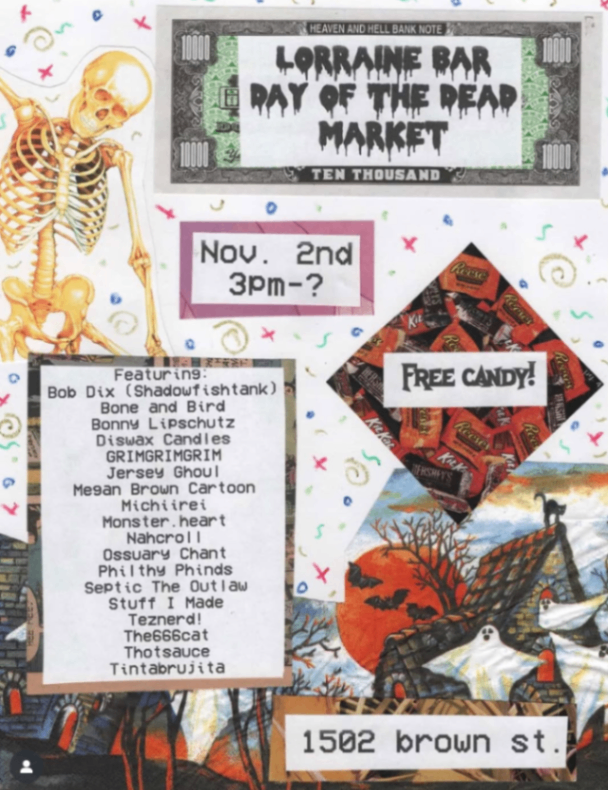 Lorraine Bar Day of Dead Market