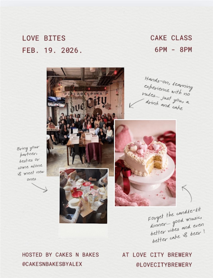 Love Bites Cake Class at Love City