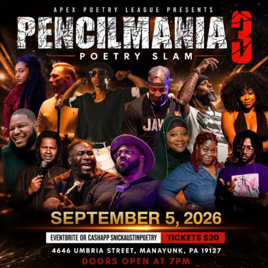 PENCILMANIA 3 POETRY SLAM
