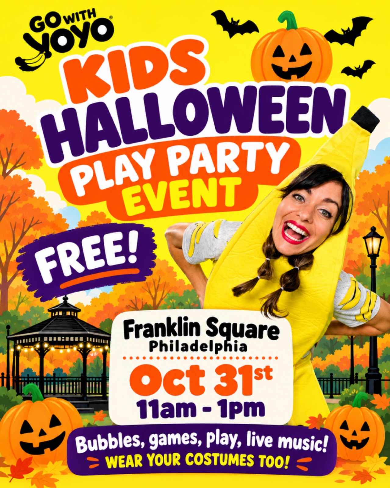 Franklin Square Play Days with YoYo: Halloween Play Day