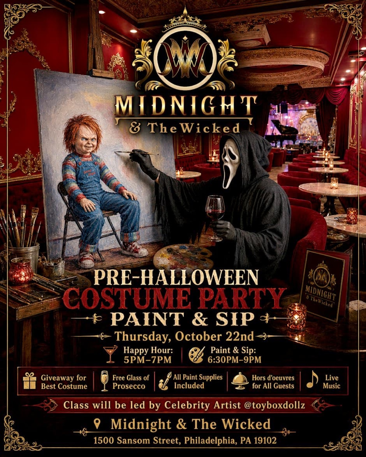 Costume Paint and Sip