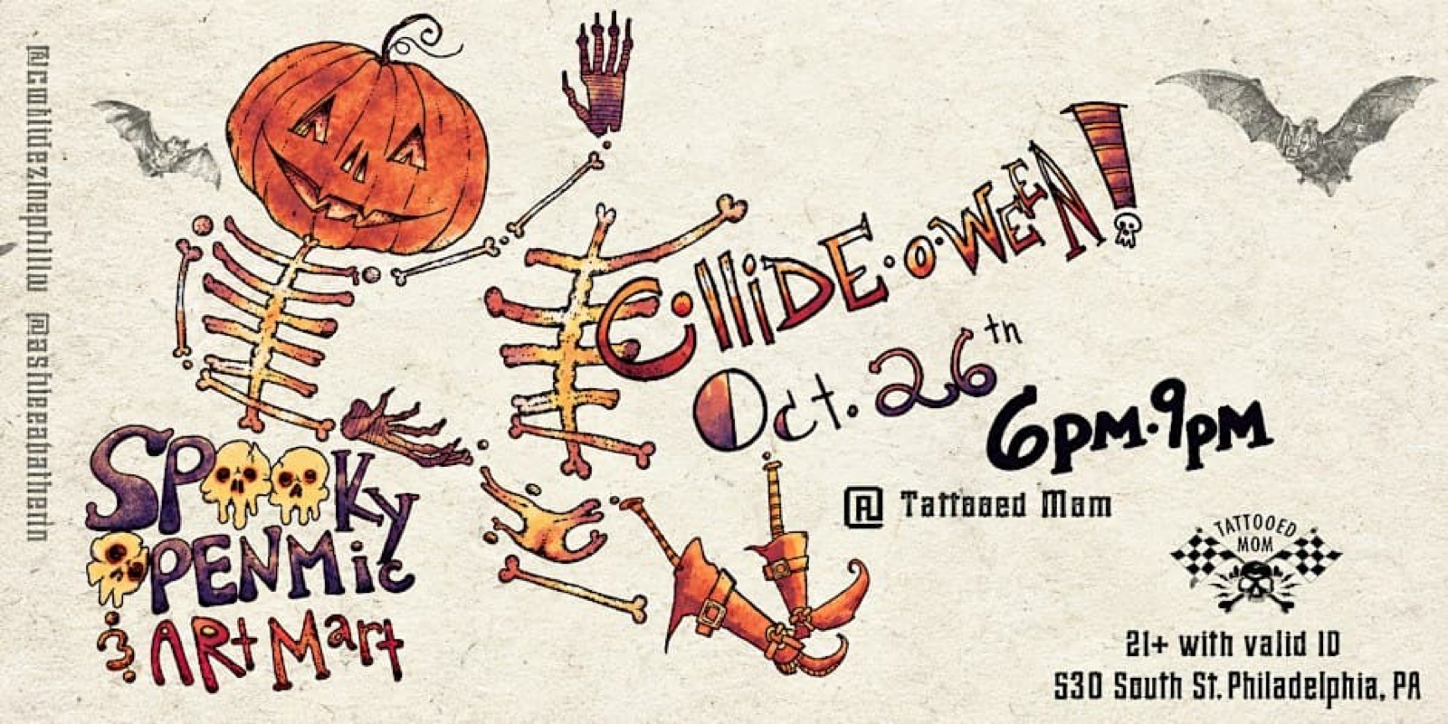 Collide-o-Ween: Spooky Open Mic + Art Market