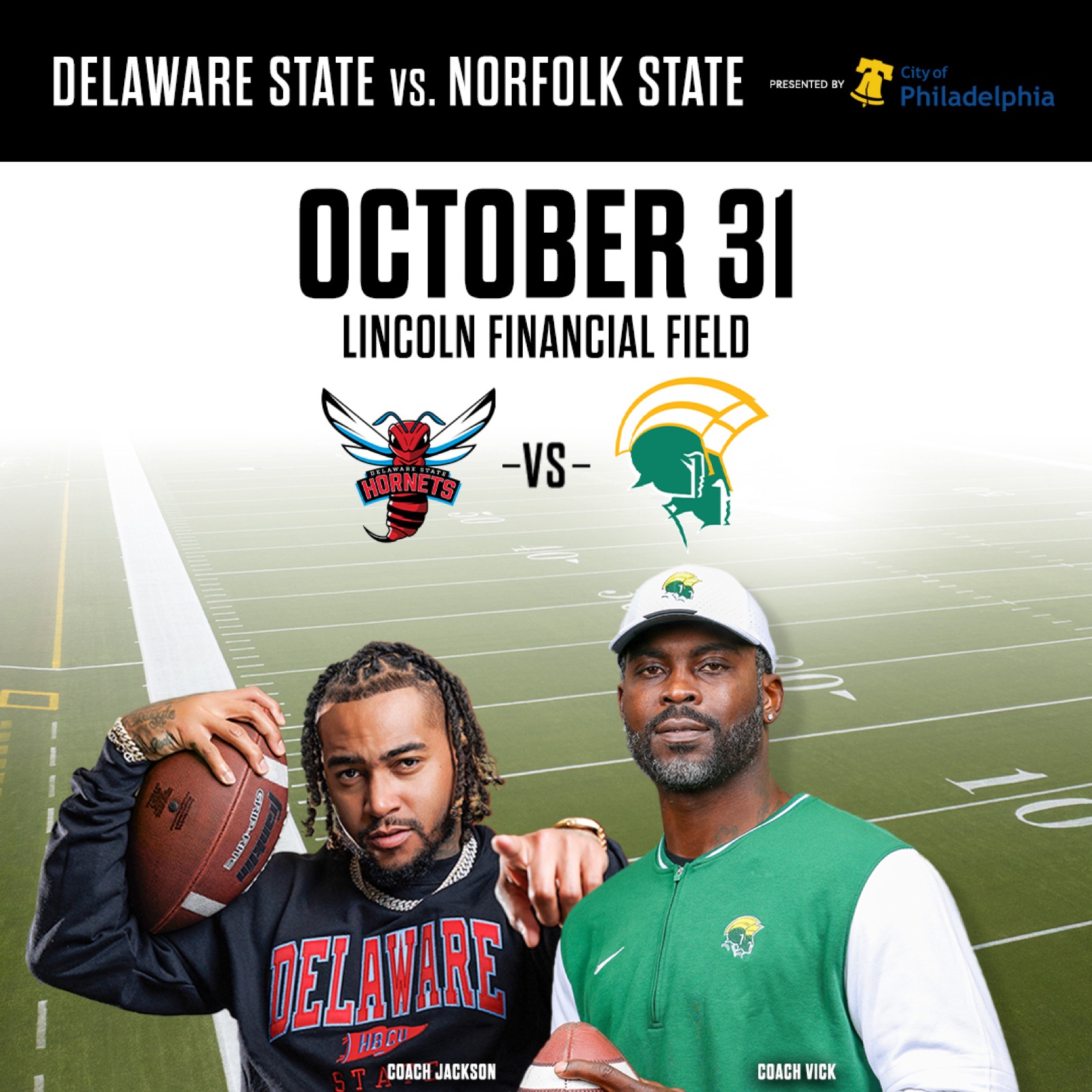 Delaware State vs. Norfolk State (One Philly HBCU Week football)